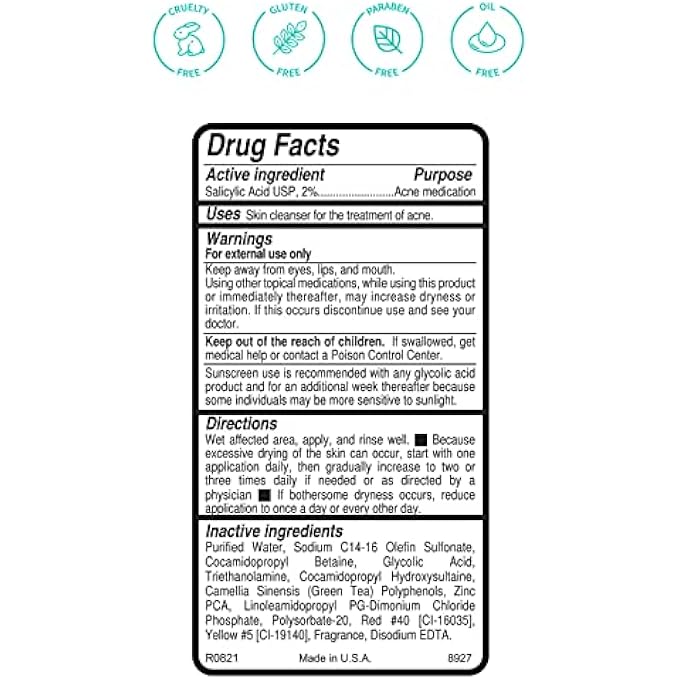 Replenix GLY-SAL 5-2 DEEP PORE FACIAL CLEANSER, MEDICAL-GRADE 5% GLYCOLIC & 2% SALICYLIC ACID OIL-FREE FACE WASH FOR ACNE-PRONE SKIN (6.7 FL. OZ) - Image 2